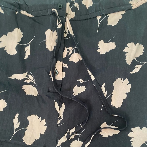 Joie Black and Cream Floral Jumpsuit - Picture 8 of 11